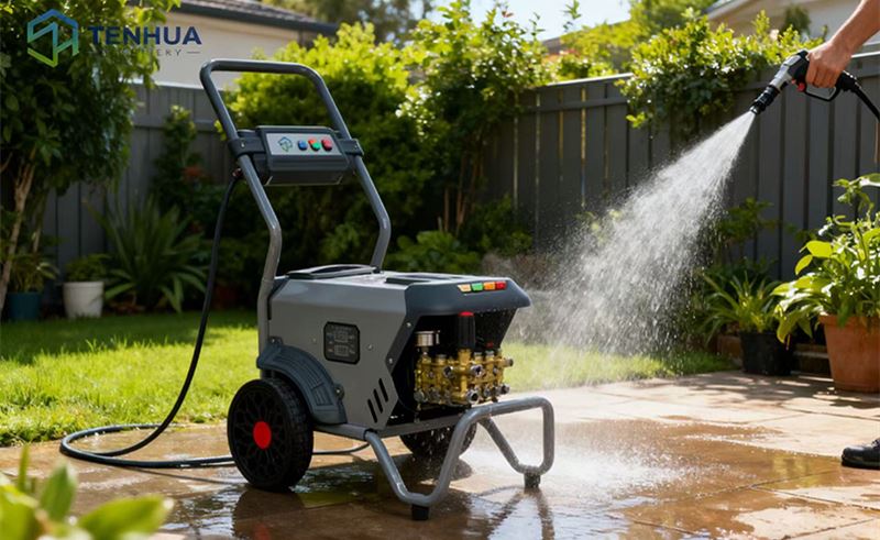 wheeled Electric pressure washer (10)